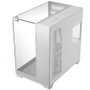 Mars Gaming MCVISION Blanca Semitorre con Triple Cristal Templado